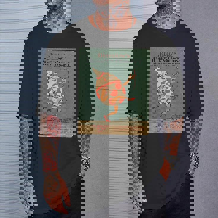 Denslows ハンプティダンプティ 童謡 ヴィンテージブックトレジャー Tシャツ 彼への贈り物