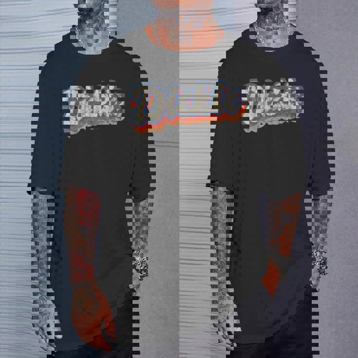 Dickie 名前入りシャツ カスタムレタリング 70年代 Tシャツ 彼への贈り物