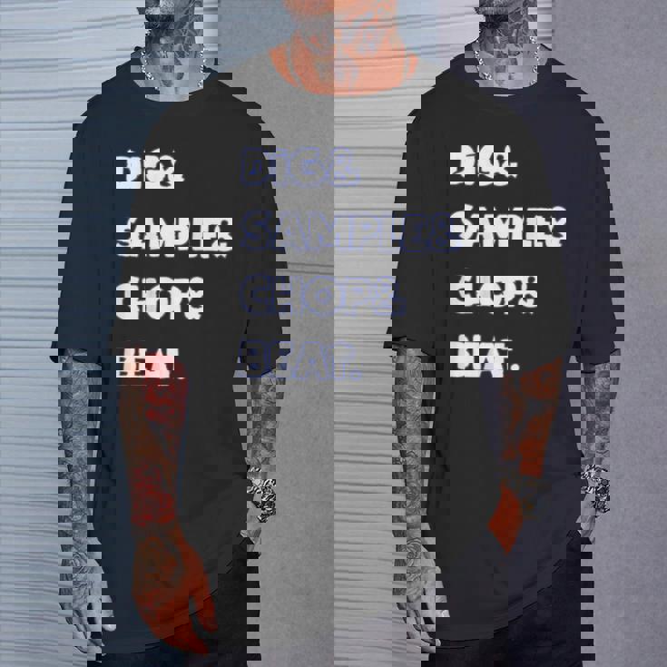 Dig&Sample&Chop&Beat シャツ Mpc ドラムサンプラー 音楽愛好家 Tシャツ 彼への贈り物