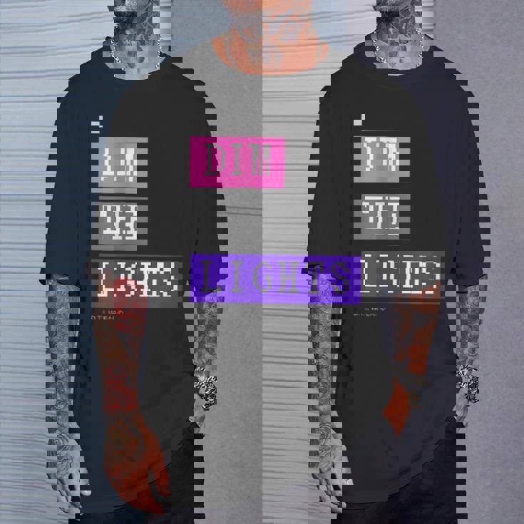 Dim The Lights 007 メンズ ロック ライブ フェス バンド ゲーム 音楽 おしゃれ 男女兼用 キッズ Tシャツ 彼への贈り物