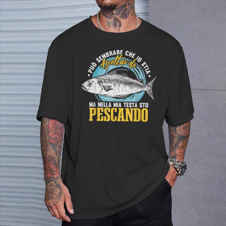Divertente Pescatore Regalo Pesca Detti Pescatore Maglietta Regalos para él