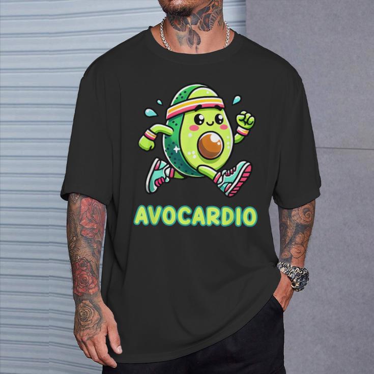 Divertido Aguacate Para Correr Fitness Ejercicio Cardio Regalo Para Hombres Y Es Camiseta unisex Regalos para él