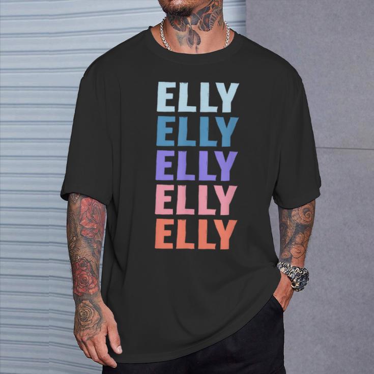 Divertido Regalo Nombre Elly Personalizado Primer Nombre Camiseta unisex Regalos para él