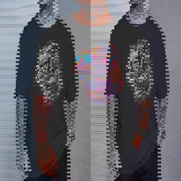 Dj Tiger ミュージックヘッドフォン ハウス ビートメーカー 音楽プロデューサー Tシャツ 彼への贈り物