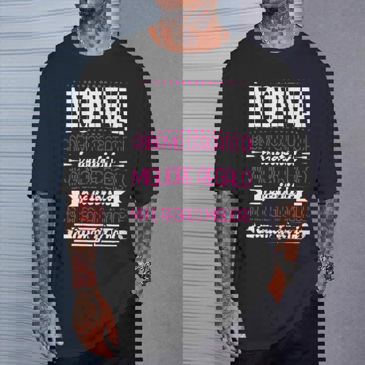 Donna Nonna Festa Della Mamma Regalo Migliore Nonna Del Mondo Maglietta Regalos para él