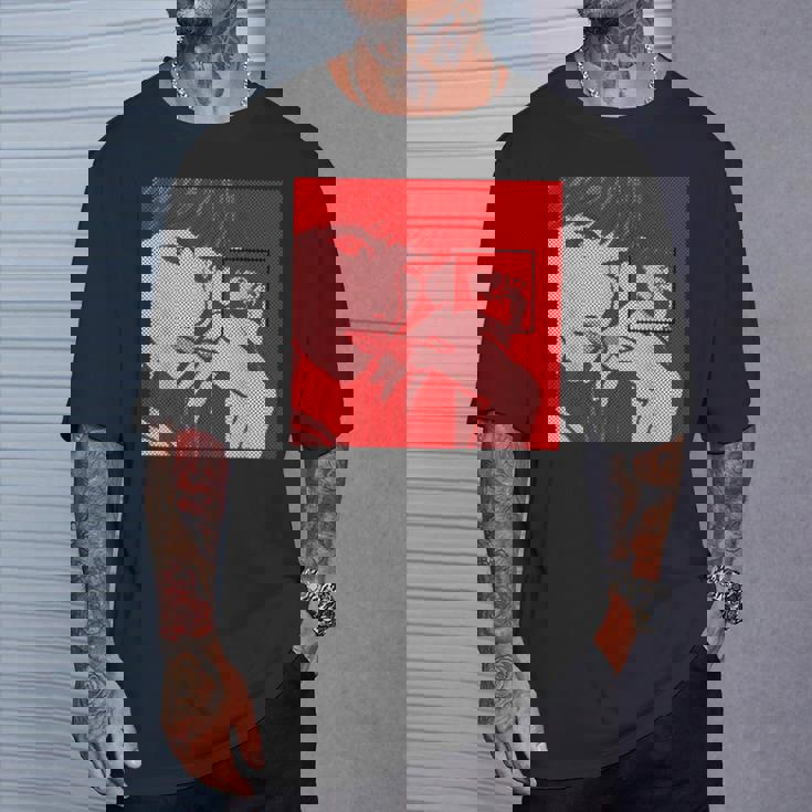 Dot Pattern Original Icon Official Illustration Red Tシャツ 彼への贈り物