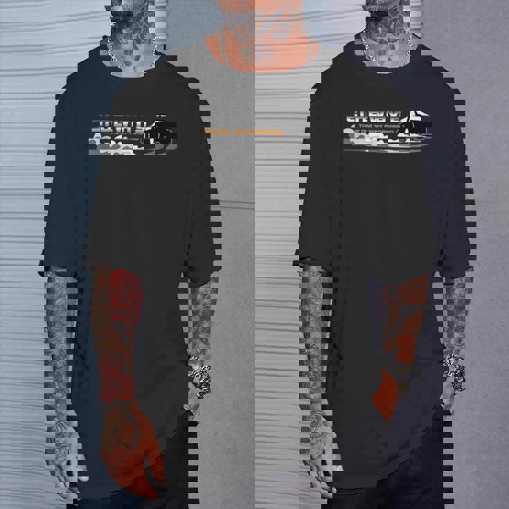 Driftingideways The Only Way Forward ドリフトモータースポーツ Tシャツ 彼への贈り物