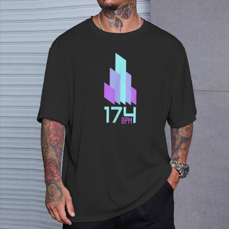 Drum And Bass 174 Bpm Music Junglist Edm Camiseta unisex Regalos para él