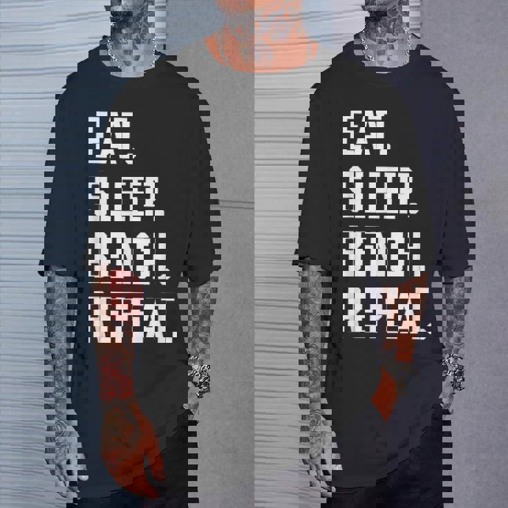 Eatleep ジム ワークアウト トレーニング ベンチプレス ウエイトリフティング Tシャツ 彼への贈り物