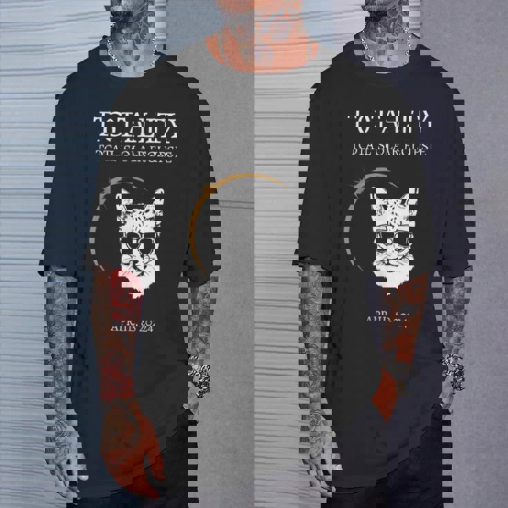 Eclipse Glasses 2024 猫 エクリプス サングラス Tシャツ 彼への贈り物