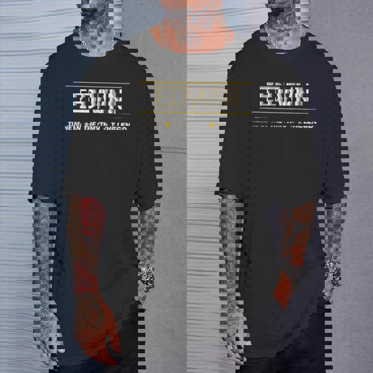 Edwin The Man The Myth The Legend Tシャツ 彼への贈り物