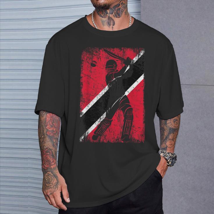 Entrenador De Jugadores De Fans De Jersey De Cricket Bandera De Trinidad Y Tobago Camiseta unisex Regalos para él