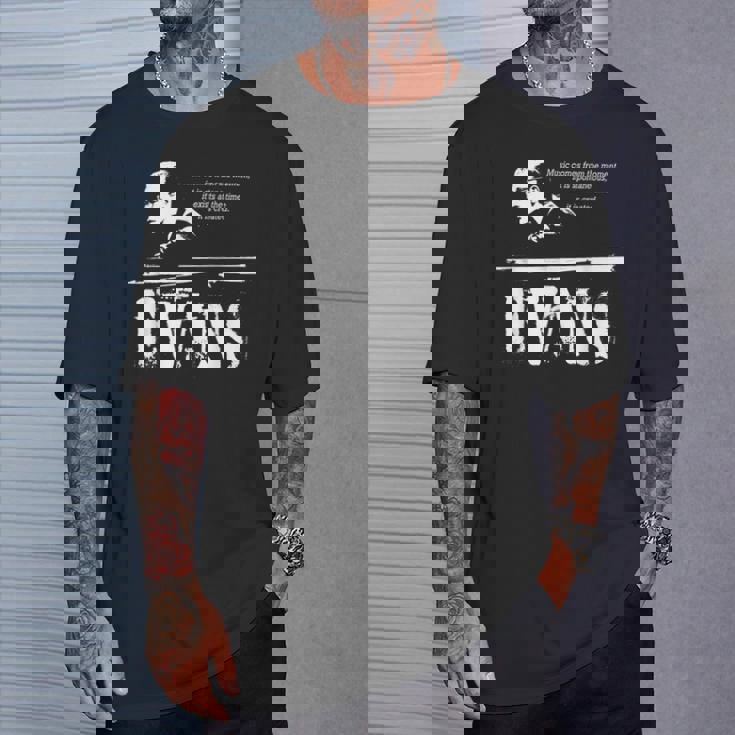 Evans Jazz Wisdom ピアニスト ミュージシャン 1色 Tシャツ 彼への贈り物