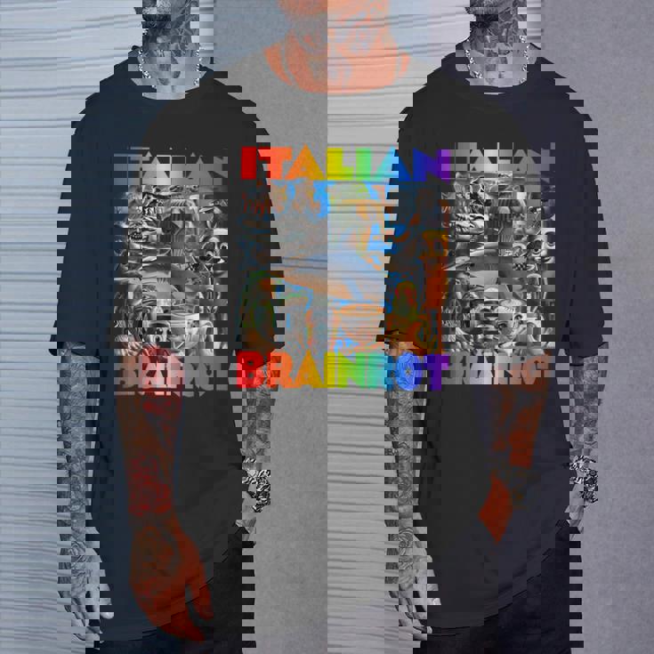 Every Italian Brainrot Meme Italian Brainrotコレクション Tシャツ 彼への贈り物