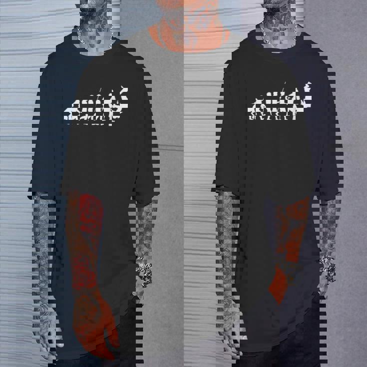 Evolution 柔道師 柔道師 柔道師 ユーモア柔道 Tシャツ 彼への贈り物