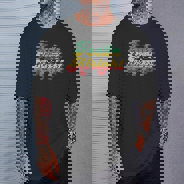 Feelin Alright ラスタ レゲエ ジャマイカ Tシャツ 彼への贈り物