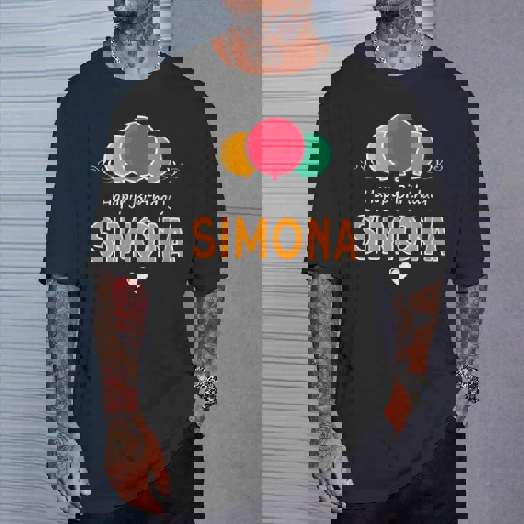 Feliz Cumpleaños Diciendoimona Cuello Camiseta unisex Regalos para él