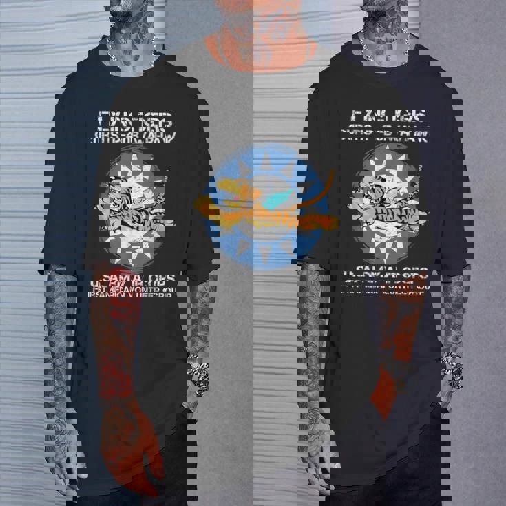 Flying Tigers カーティス P-40B ウォーホーク 第二次世界大戦 飛行機 Tシャツ 彼への贈り物