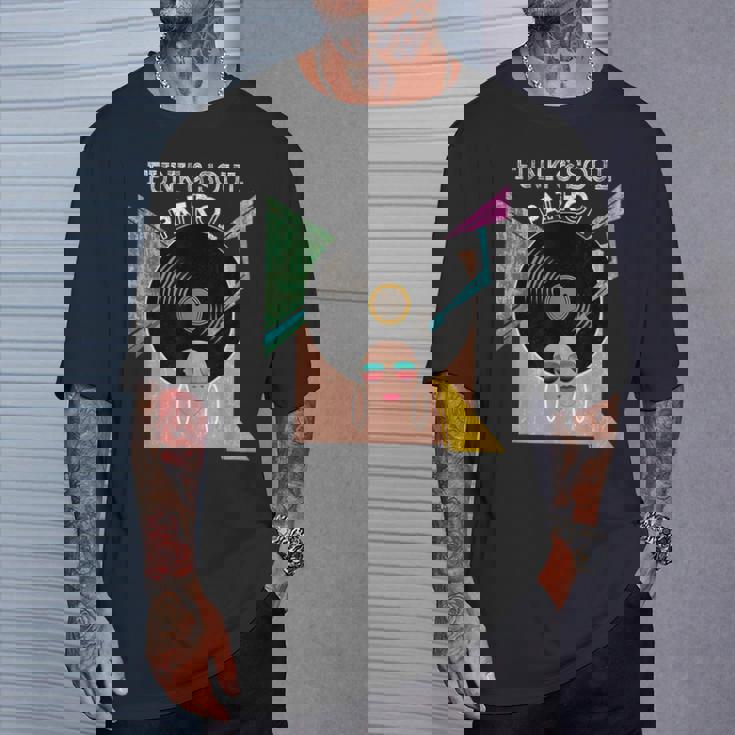 Funk &Oul Patrol 70年代80年代ビンテージアフログラフィックミュージックシャツ Tシャツ 彼への贈り物