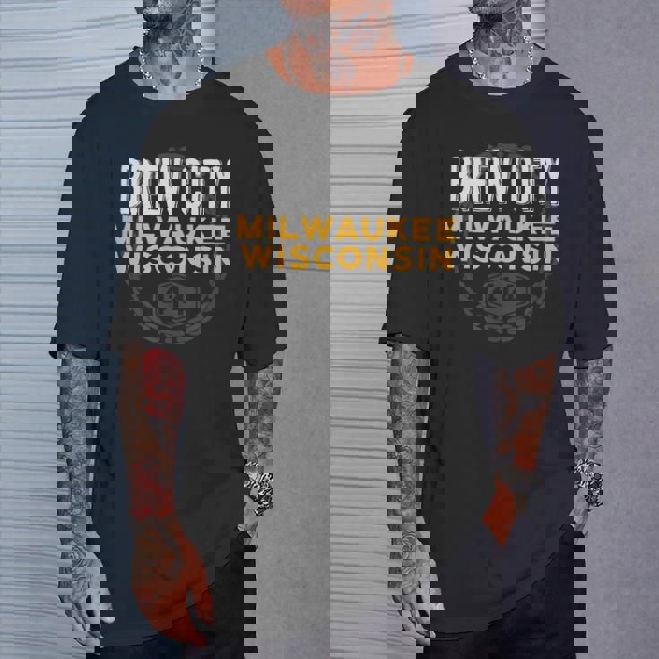 Brew City ミルウォーキー ウィスコンシン州 Tシャツ 彼への贈り物