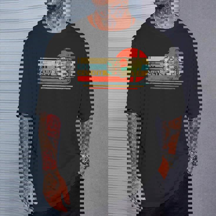 Cat Meme Internet Quote I Eat セメント メンズ レディース クール Tシャツ 彼への贈り物