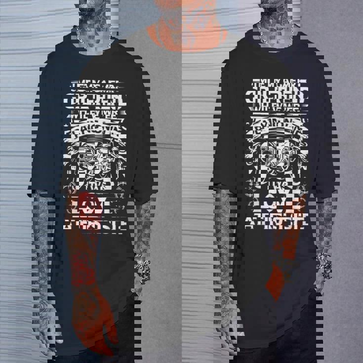 Gamer ボーイフレンド ミーム ビデオゲーム ティーンエイジャー ボーイズ メンズ Tシャツ 彼への贈り物