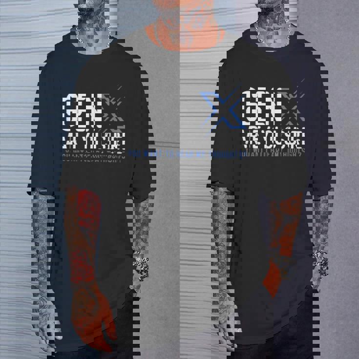 Generation X ユーモア 60年代 70年代 Gen-Xers 皮肉なジェネレーションx Tシャツ 彼への贈り物