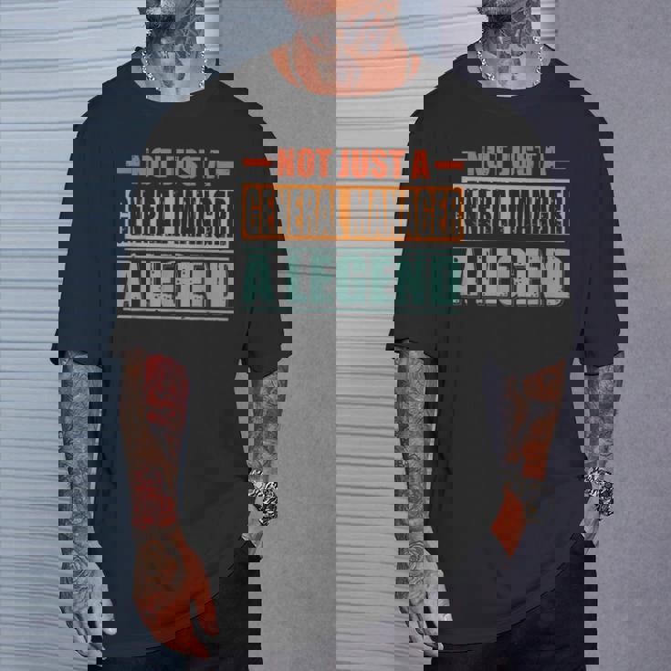 Quote Retro General Manager Tシャツ 彼への贈り物