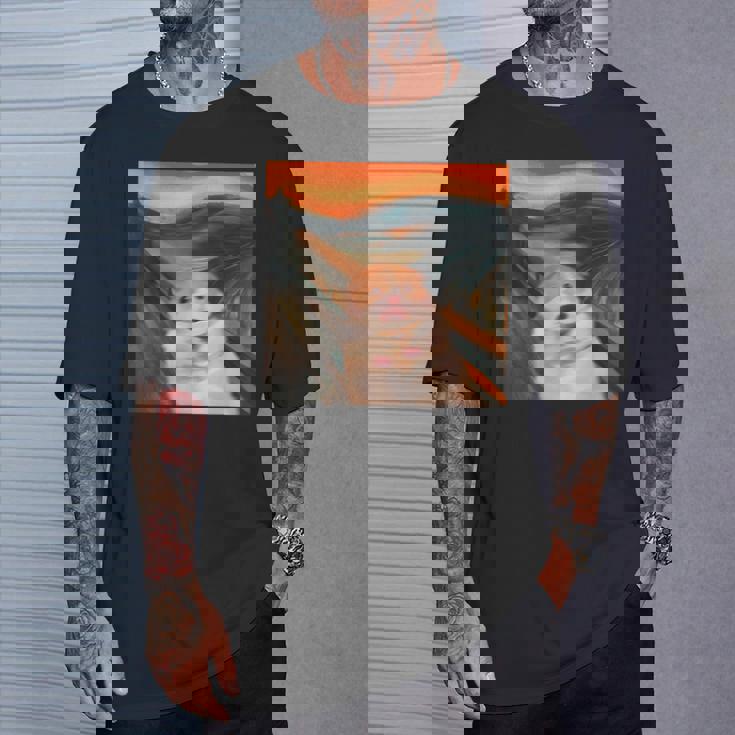 cared Hamster Memecream グラフィックtシャツ レディース メンズ Tシャツ 彼への贈り物