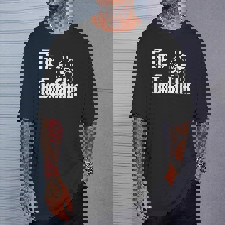 The Goodfather 父の日 ギフト グラフィック ホワイト Tシャツ 彼への贈り物