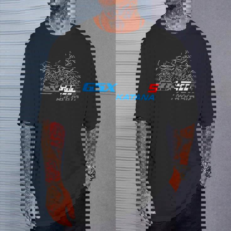 Gsx400s Katana 1992-96 スポーツツーリングライダー用 オートバイ Tシャツ 彼への贈り物