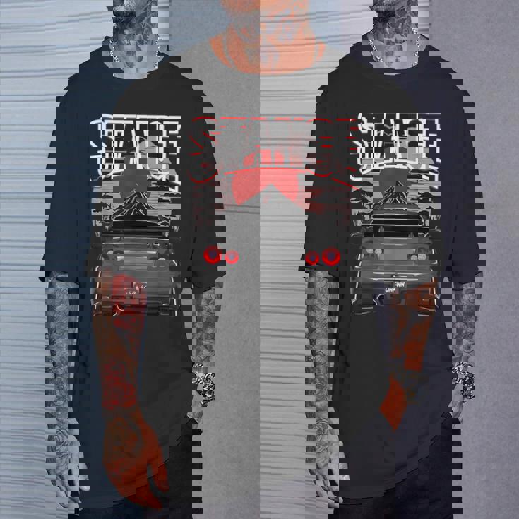 ブラック Gt R 34 Jdm スカイラインチューナー レーシングスタンス カードリフト Tシャツ 彼への贈り物