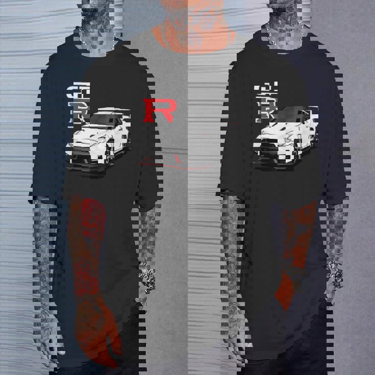 Gt R 35 Jdm ストリートレーシング ドラッグドリフト スポーツカー Tシャツ 彼への贈り物