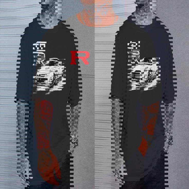 Gt R 35 Jdm ストリートレーシング ドラッグ ドリフト スポーツカー Tシャツ 彼への贈り物