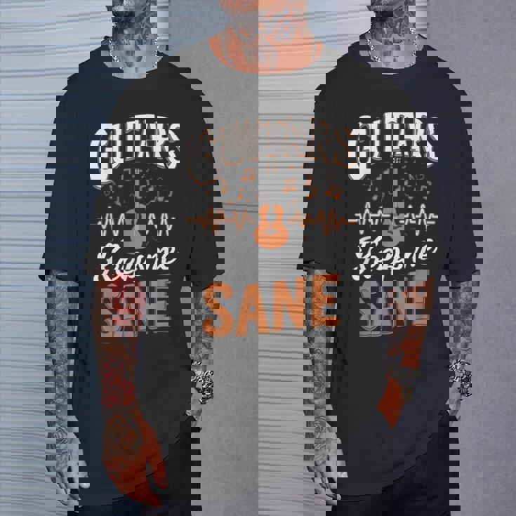 Guitars Keep Meane Pun Guitarists アコースティックギター Tシャツ 彼への贈り物