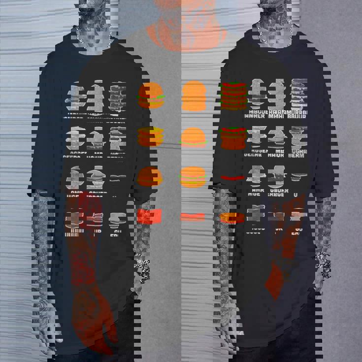 Ham Burgers Hamhamham Burburbur ハンバーガー大学 Tシャツ 彼への贈り物