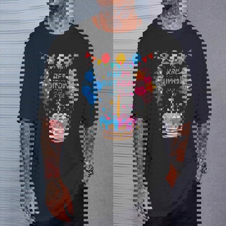 Happy Birthday To You ケーキとバルーンパーティー Tシャツ 彼への贈り物