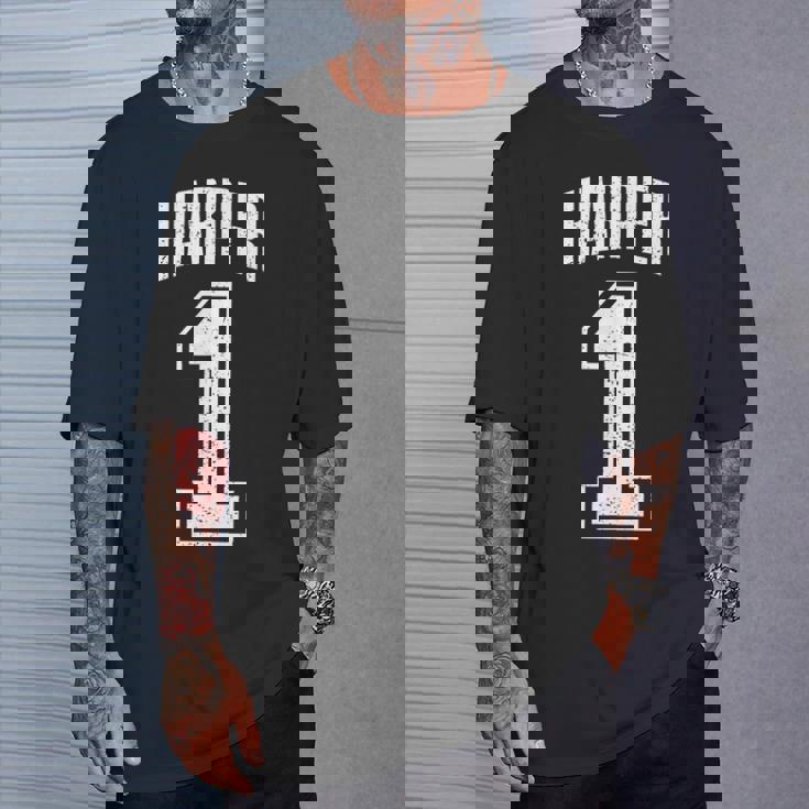 Harpereguidor Número 1 Greatest Fan Camiseta unisex Regalos para él