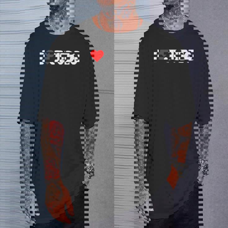 I Heart 柔道 愛 柔道 趣味 恋人 Tシャツ 彼への贈り物