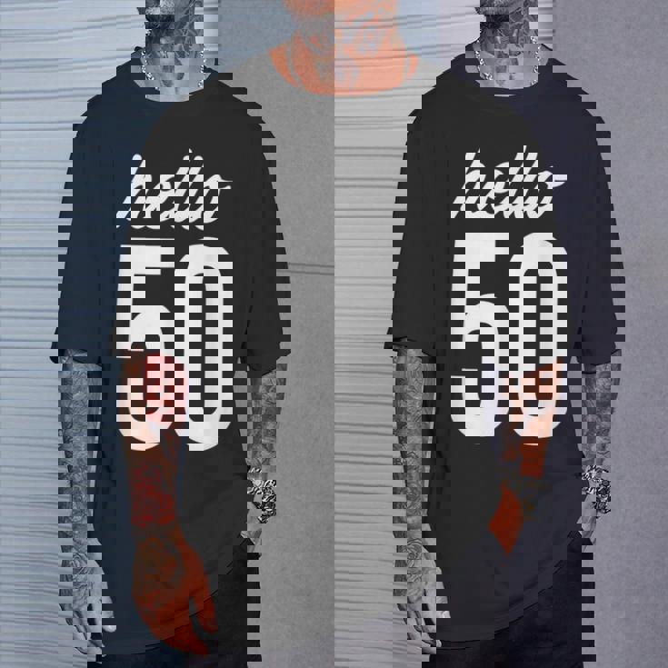 Hello 50 Birthday Bday 50歳の誕生日 50歳 Tシャツ 彼への贈り物