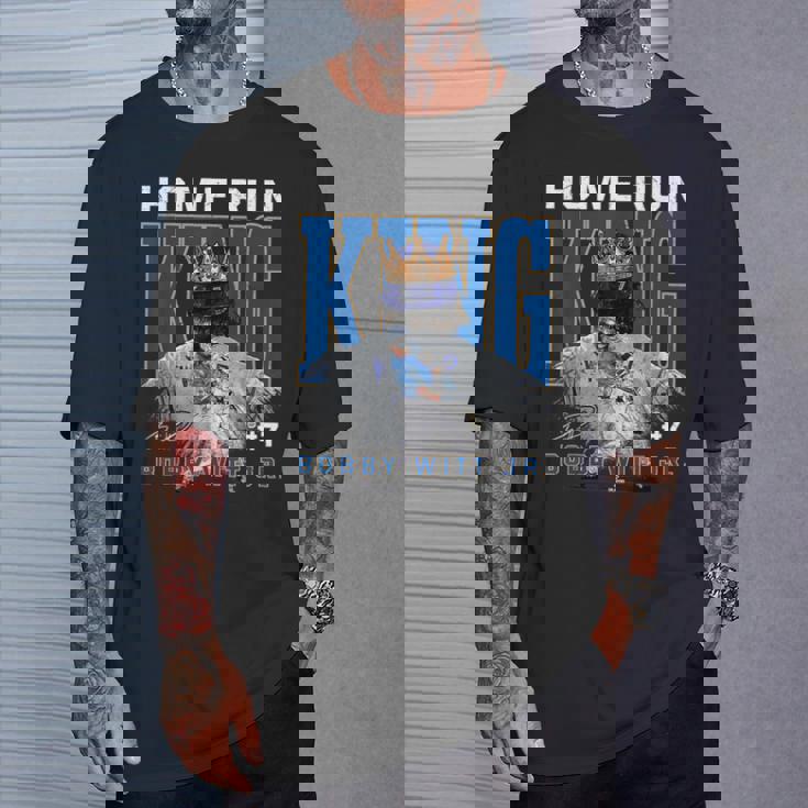 Home Run King Bobby Witt Jr Kansas City Mlbpa Tシャツ 彼への贈り物