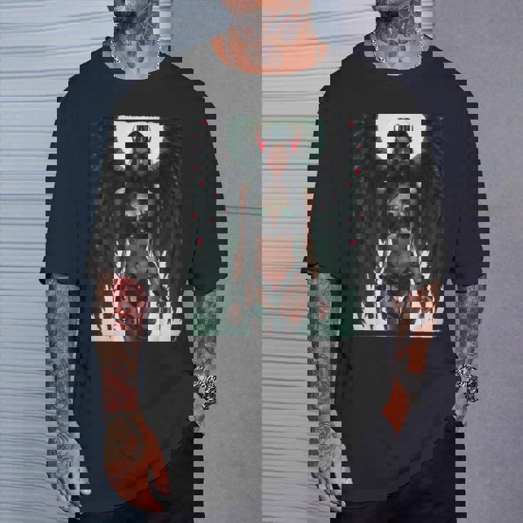 Hot Girl On 男性用 堕天使バトルレディ Tシャツ 彼への贈り物