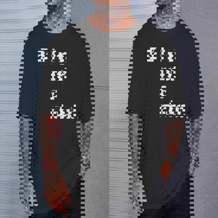 I'm Not A Robot Ai 人工知能ゲーマー Tシャツ 彼への贈り物