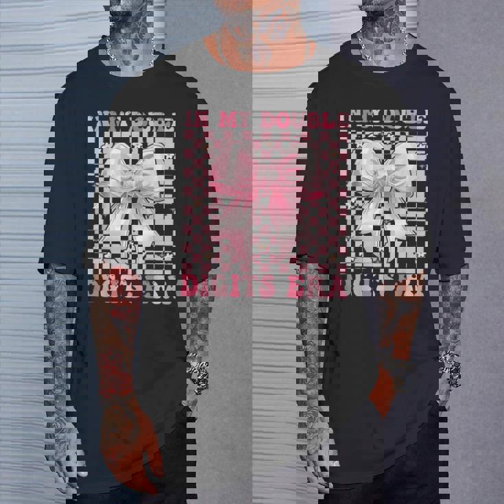 In My Double Digits Era キュートなコケットボウ 10歳の誕生日 女の子 Tシャツ 彼への贈り物