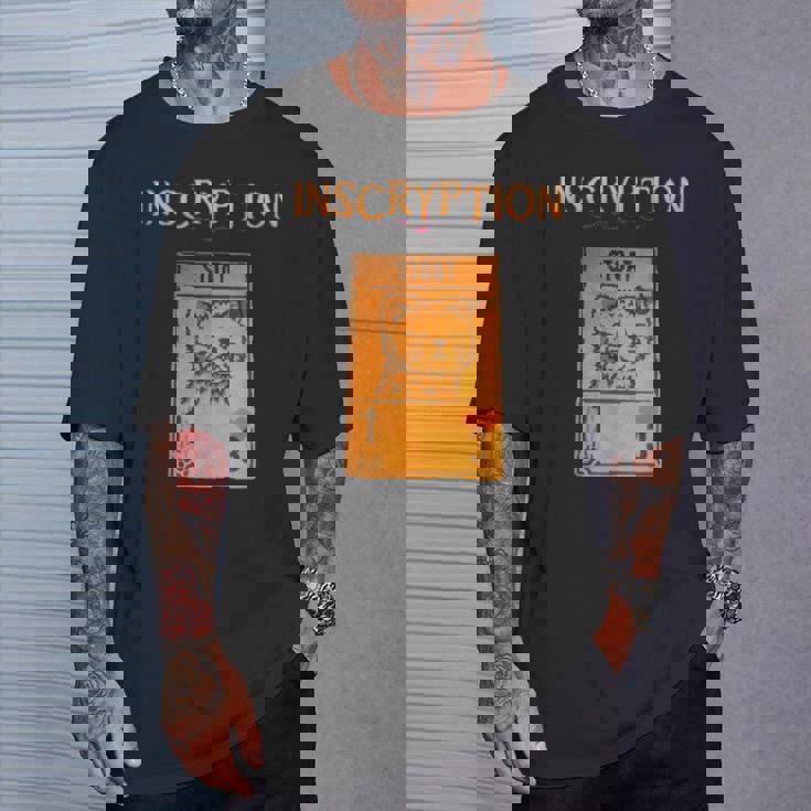 Inscryption 心理ストード カードゲーム ハロウィン 怖い Tシャツ 彼への贈り物