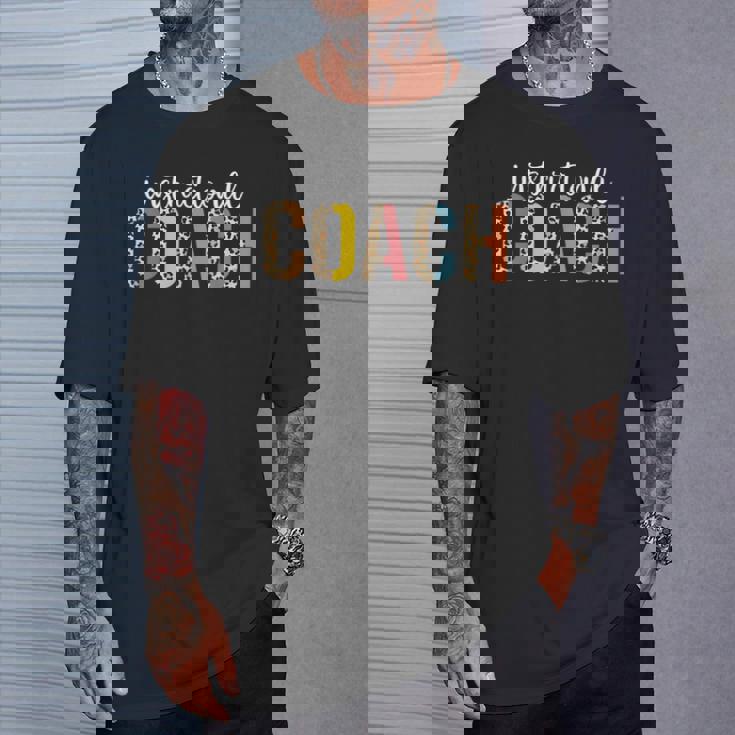 Instructional Coach ヒョウ柄 新学期 Tシャツ 彼への贈り物