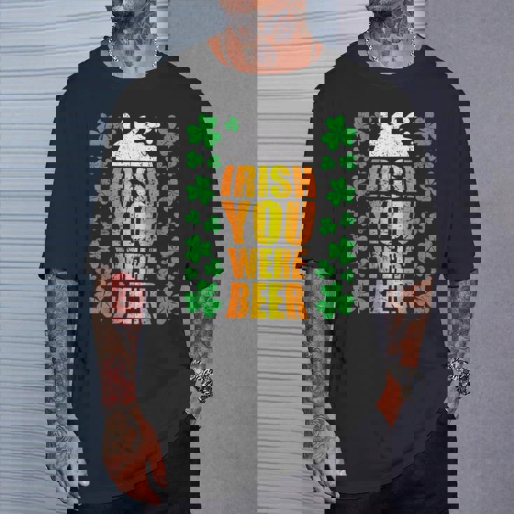 Irish You Were Beer 聖パトリックの日 ビアマグ 面白い Tシャツ 彼への贈り物