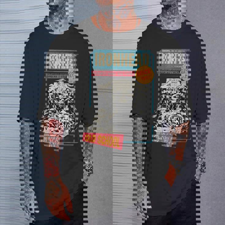 Ironhead Oldchool Hd ピンナップ レトロ オートバイ スポーツスター ホット Tシャツ 彼への贈り物