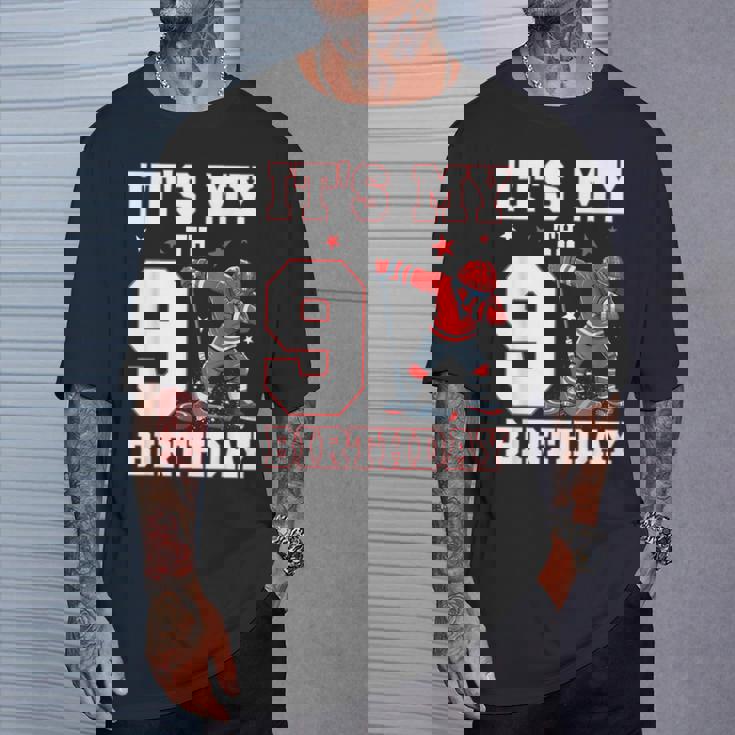 It's My 9Th Birthday 男の子 アイスホッケー ダビング 9歳 Tシャツ 彼への贈り物