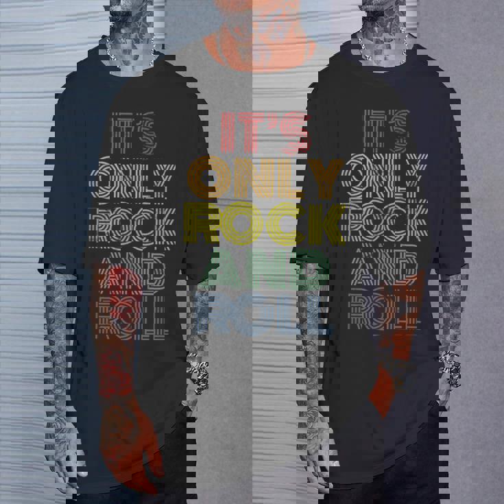 It's Only Rock And Roll ディストレスド ロック コンサート ヴィンテージ 70年代 Tシャツ 彼への贈り物